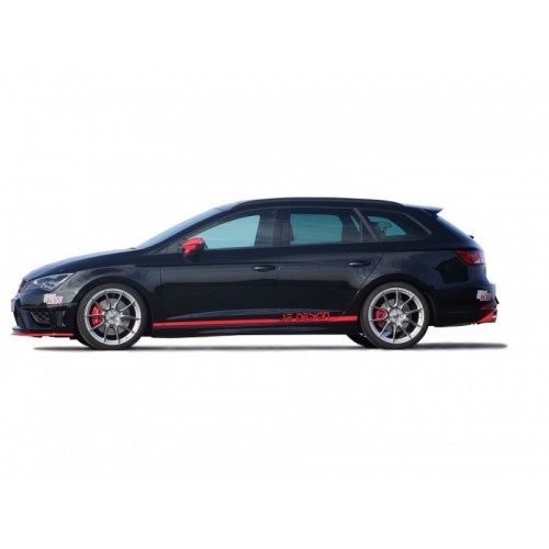 Πλαϊνά μαρσπιέ JE Design για Seat Leon 5F Πλαϊνά μαρσπιέ JE Design για Seat Leon 5F